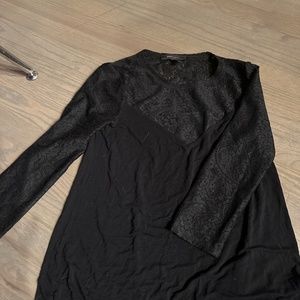 Bcbg high low laced dress